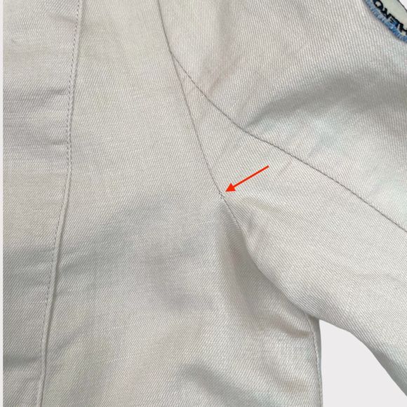 ZADIG & VOLTAIRE Lola Linen Double Zipper Skull Bomber Jacket Women's Medium - Picture 7 of 15